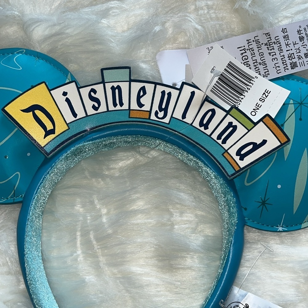 🆕 DISNEYLAND MICKEY EARS HEADBAND Teal Blue Making Magic - Picture 3 of 7